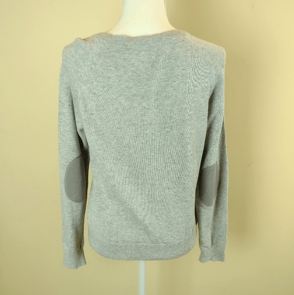 Bass Gray Preppy V-Neck Cardigan Sz M - Picture 9 of 11